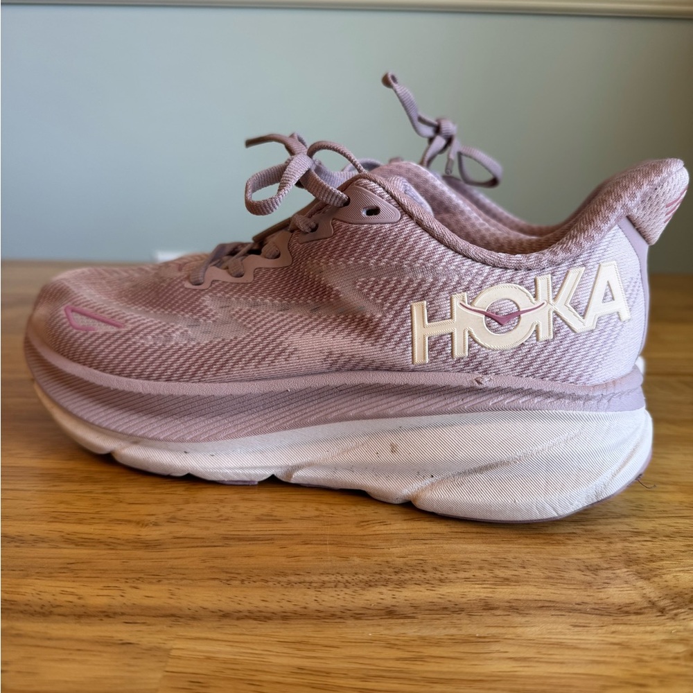 Hoka Women's Dusty Pink Running Sneakers